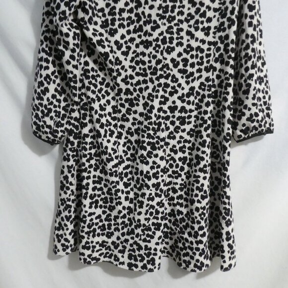 LOFT | size 10 | Leopard Print | Long Sleeve Dress - Picture 16 of 16